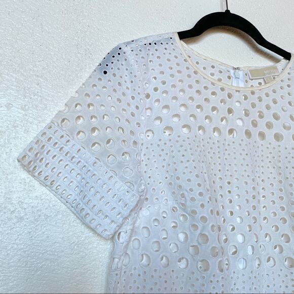 MICHAEL Michael Kors Cotton Eyelet Top Size Small - Picture 4 of 12